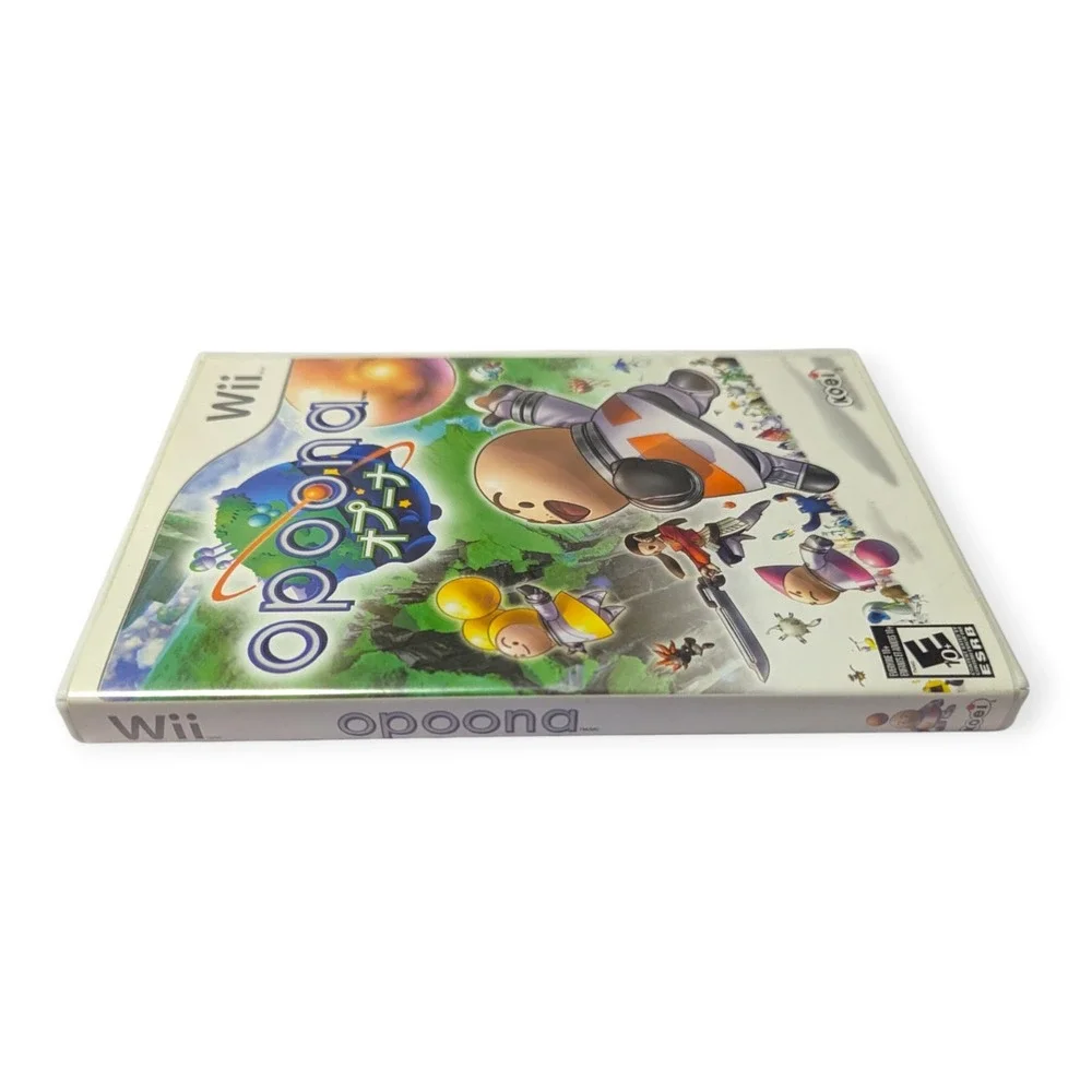 Opoona Nintendo Wii RPG Koei 2008 Complete CIB White Case